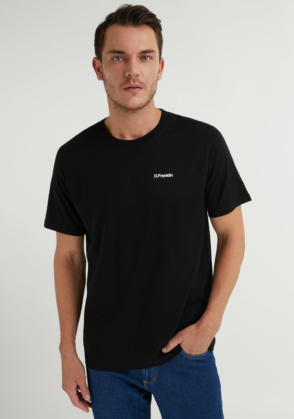 Vetements Inside-Out Logo Cotton T-Shirt - Black