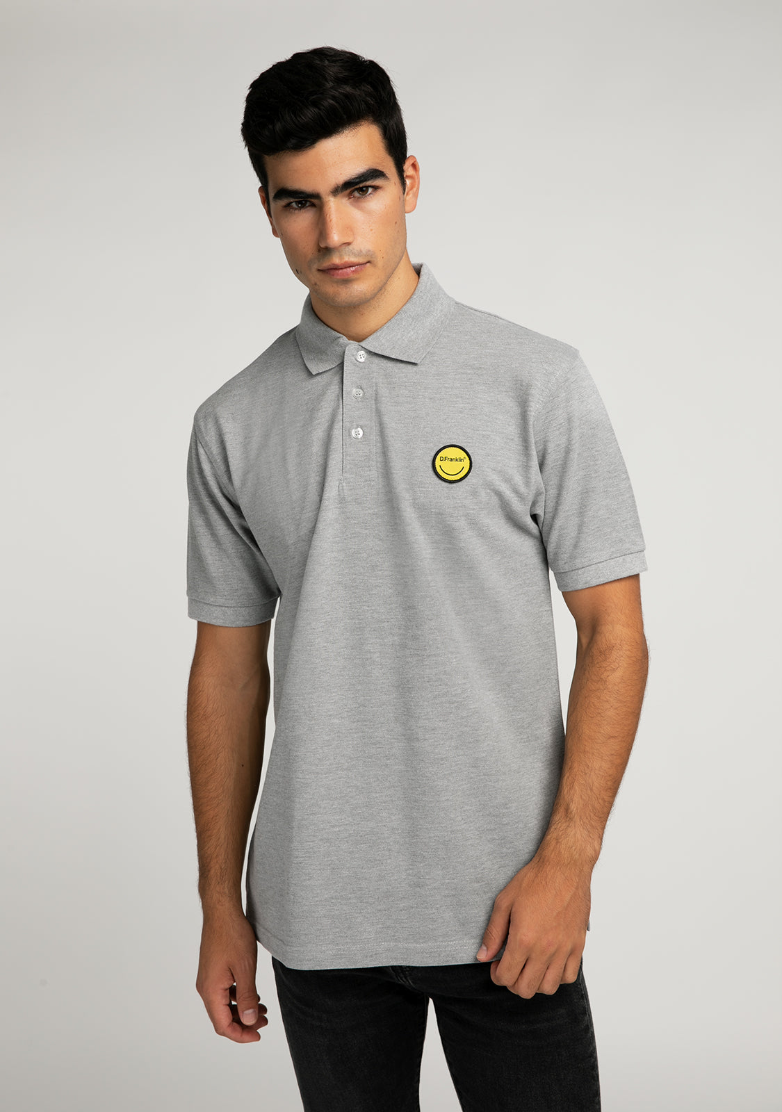 Grey polo 2025 shirt combination