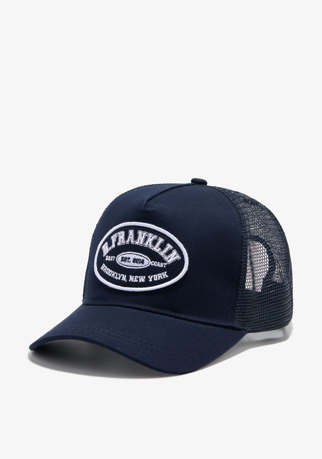 Patch Trucker Cap Navy