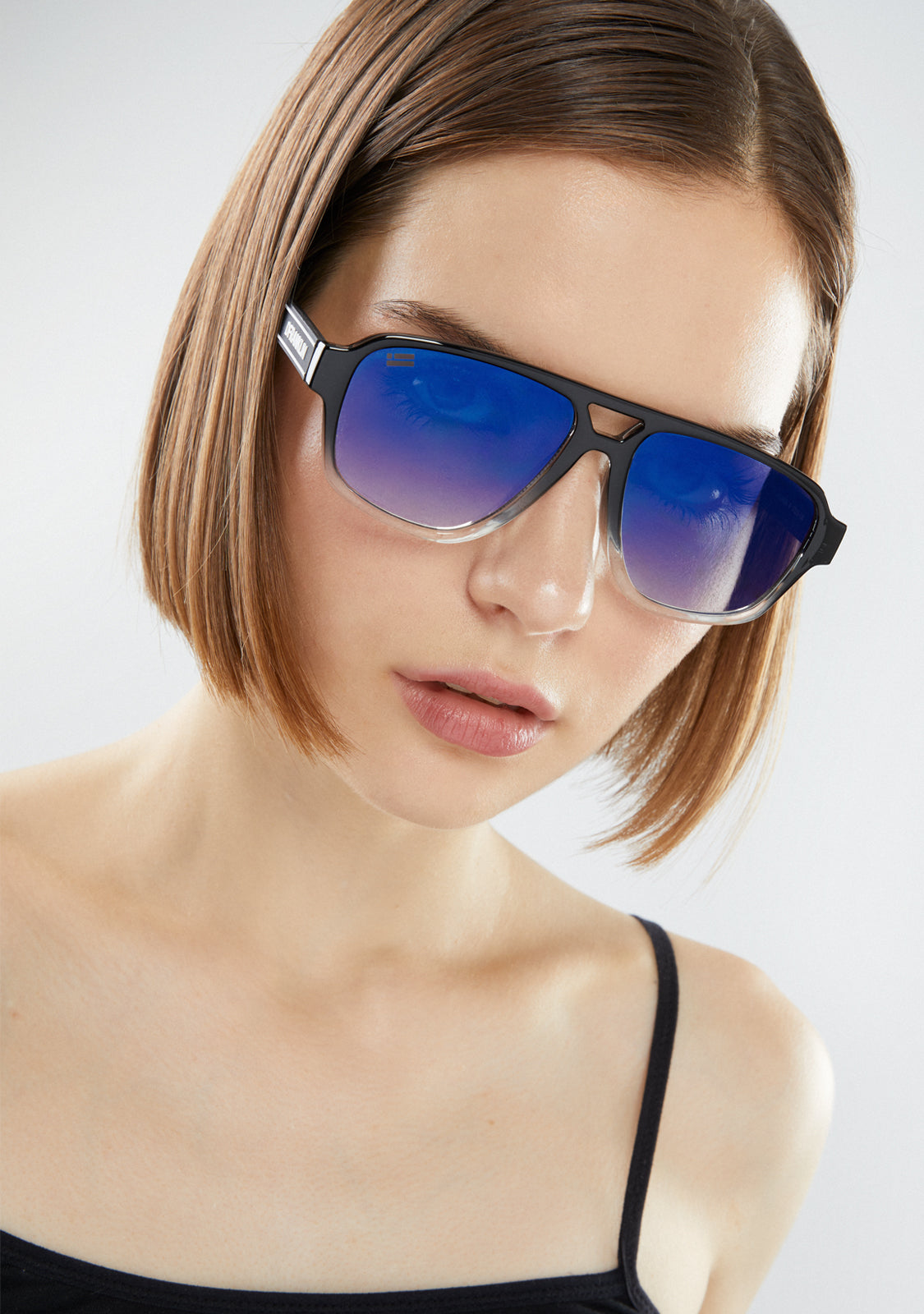 Blue best sale flash sunglasses