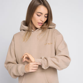 Hoodie Oversized DF Basic Sand