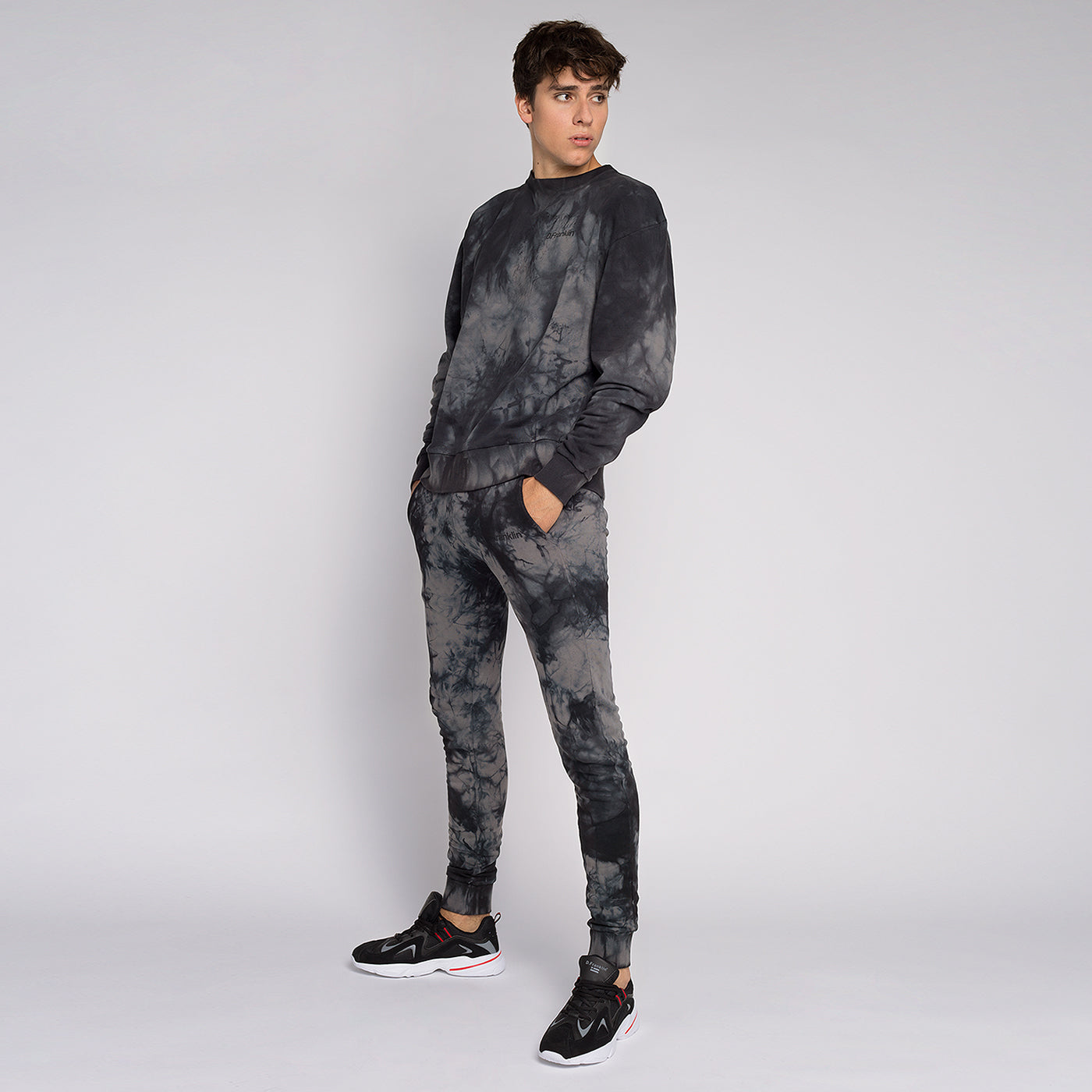 Tie dye tracksuit black hot sale