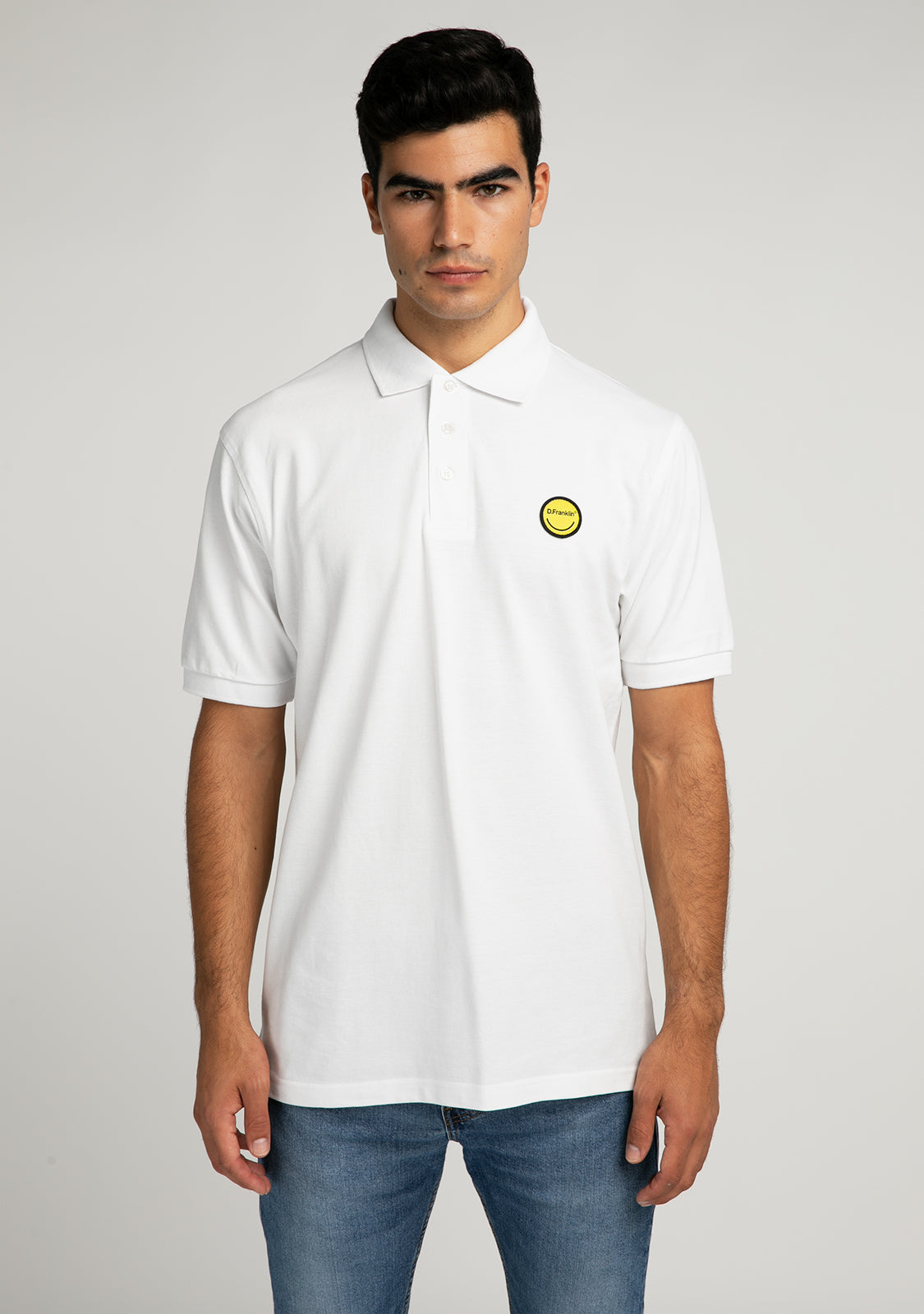 Polo Smiley White