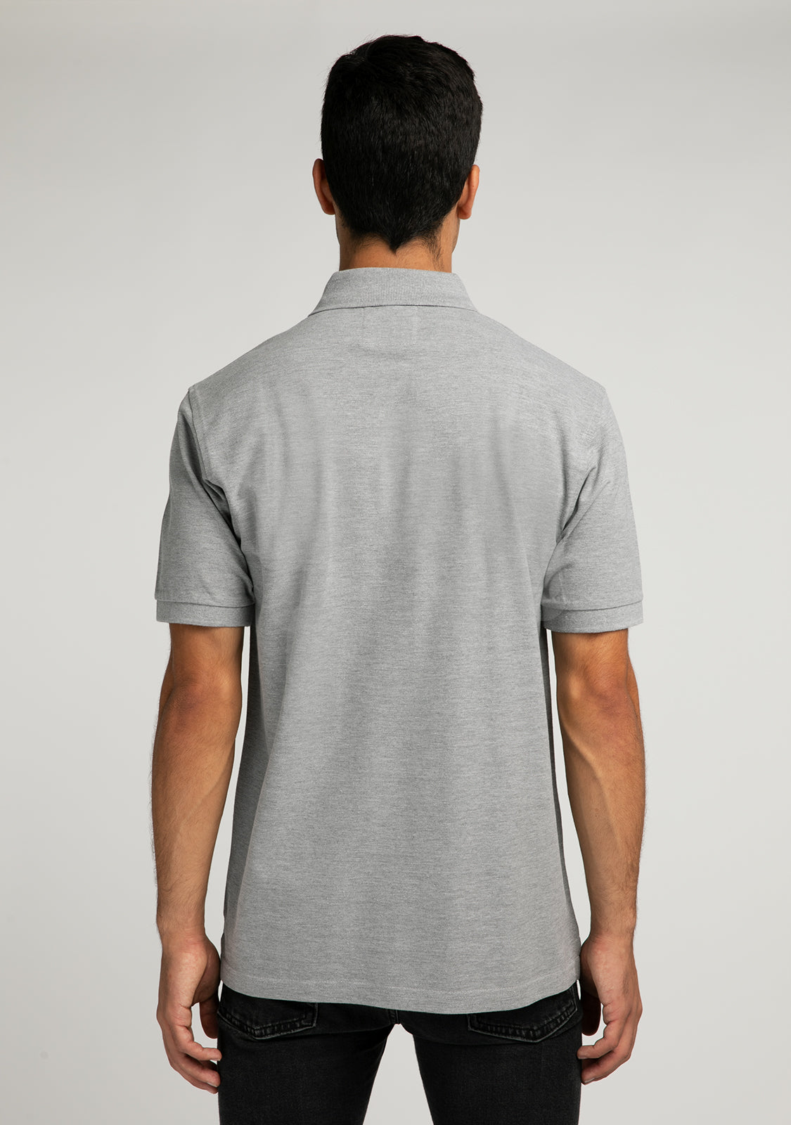 Heather grey outlet polo