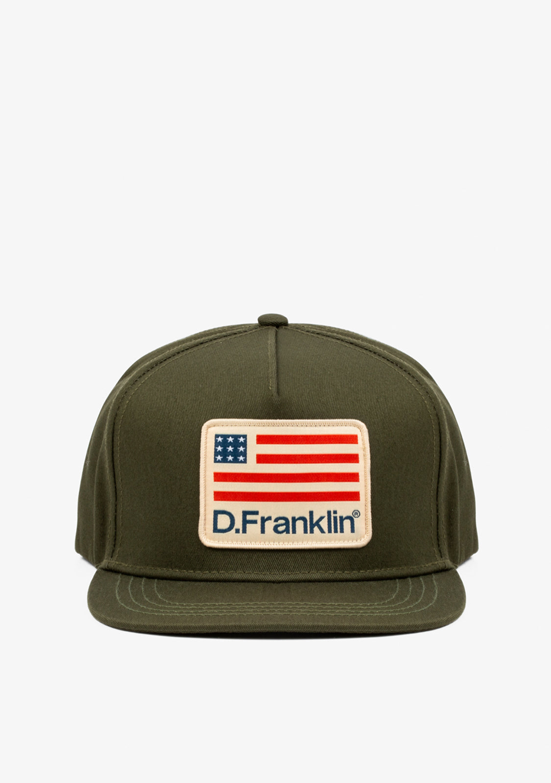 Usa Flag Snapback Khaki