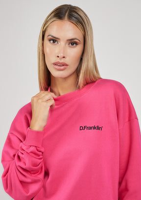 Sweatshirt Oversized Basic Pink